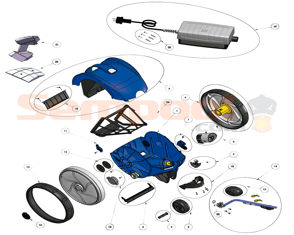 Recambios Zodiac Vortex 1